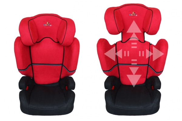 Forkiddy HARD I-FIX (15-36кг) крепление ISOFIX + с регулировкой по ширине (Черно-красный) Forkiddy HARD I-FIX (15-36кг) крепление ISOFIX + с регулировкой по ширине (Черно-красный)