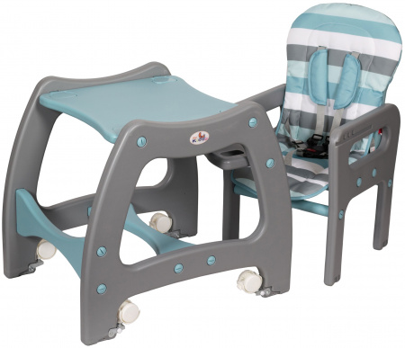 Стульчик для кормления трансформер FORKIDDY Active Comfort 5 в 1 (Серо-голубой) Стульчик для кормления трансформер FORKIDDY Active Comfort 5 в 1 (Серо-голубой)