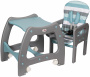 Стульчик для кормления трансформер FORKIDDY Active Comfort 5 в 1 (Серо-голубой) Стульчик для кормления трансформер FORKIDDY Active Comfort 5 в 1 (Серо-голубой)
