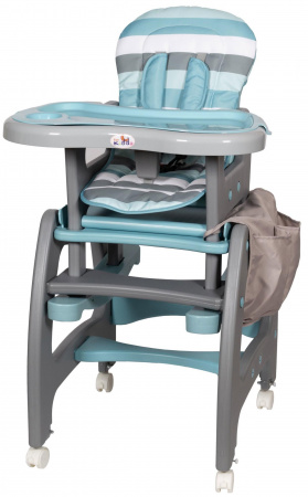 Стульчик для кормления трансформер FORKIDDY Active Comfort 5 в 1 (Серо-голубой) Стульчик для кормления трансформер FORKIDDY Active Comfort 5 в 1 (Серо-голубой)