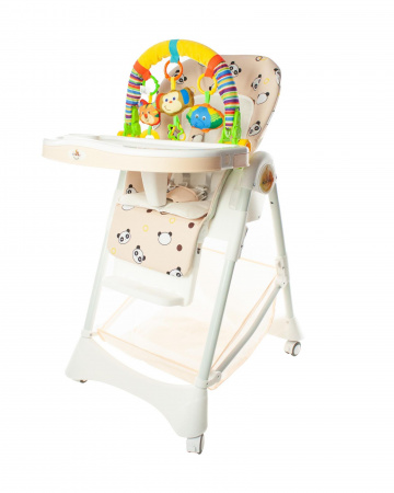 Стульчик для кормления ForKiddy PODIUM TOYS eco-leather case 0-36+ х/б вкладыш (1 чехол экокожа+универсальная дуга) (Кремовый/панды) Стульчик для кормления ForKiddy PODIUM TOYS eco-leather case 0-36+ х/б вкладыш (1 чехол экокожа+универсальная дуга) (Кремовый/панды)